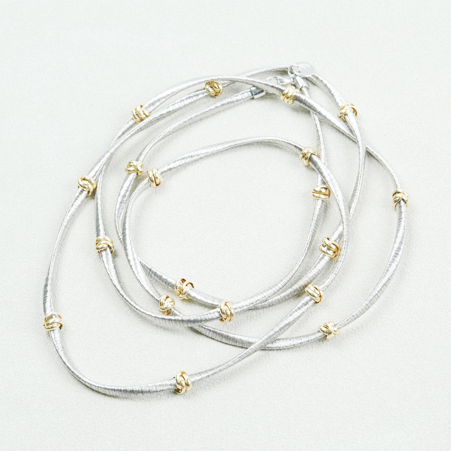 Italian Spiral Long Necklace