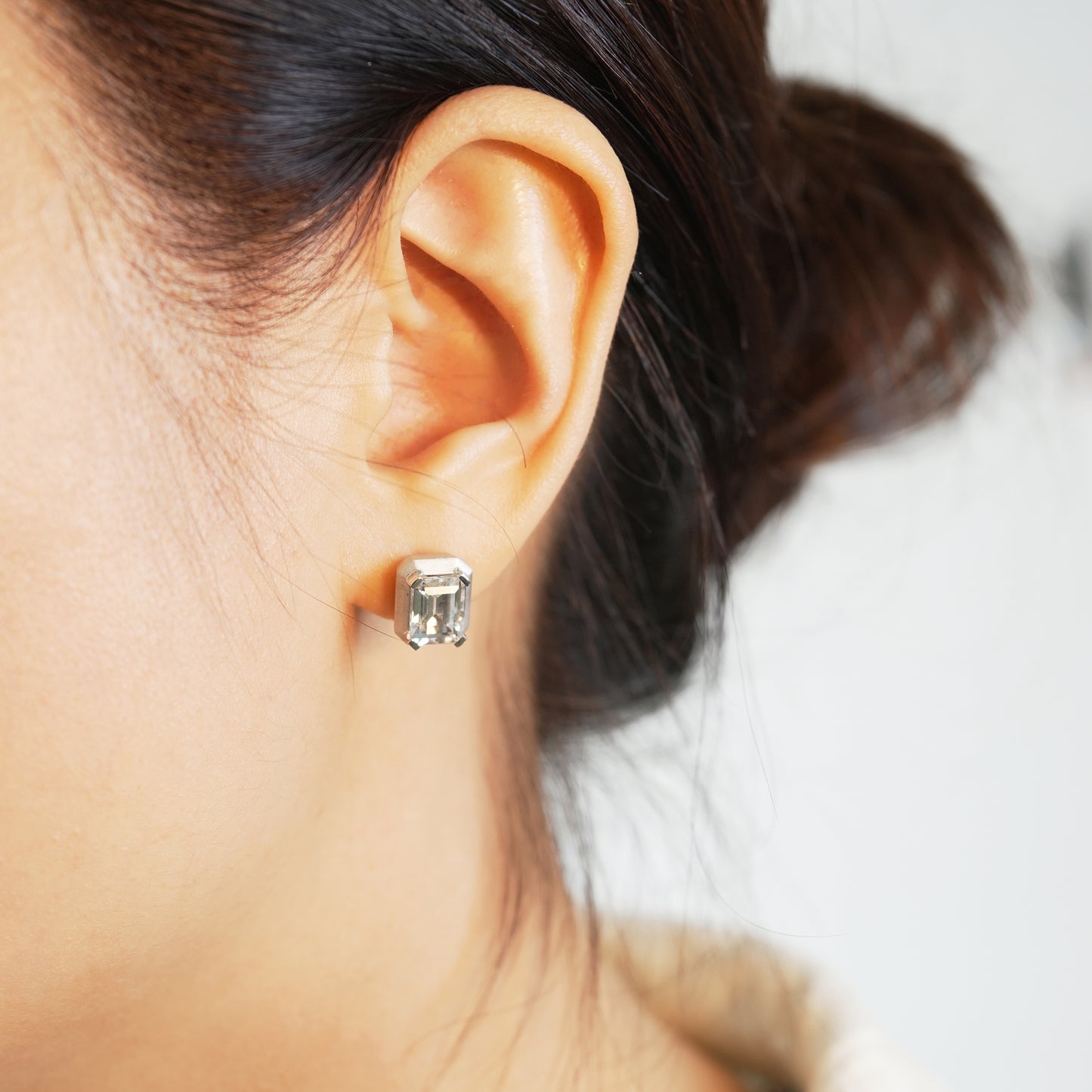Eyelet Stud Earring