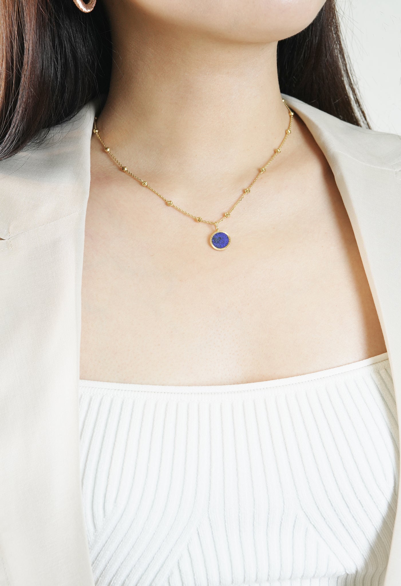 University Lapis Necklace