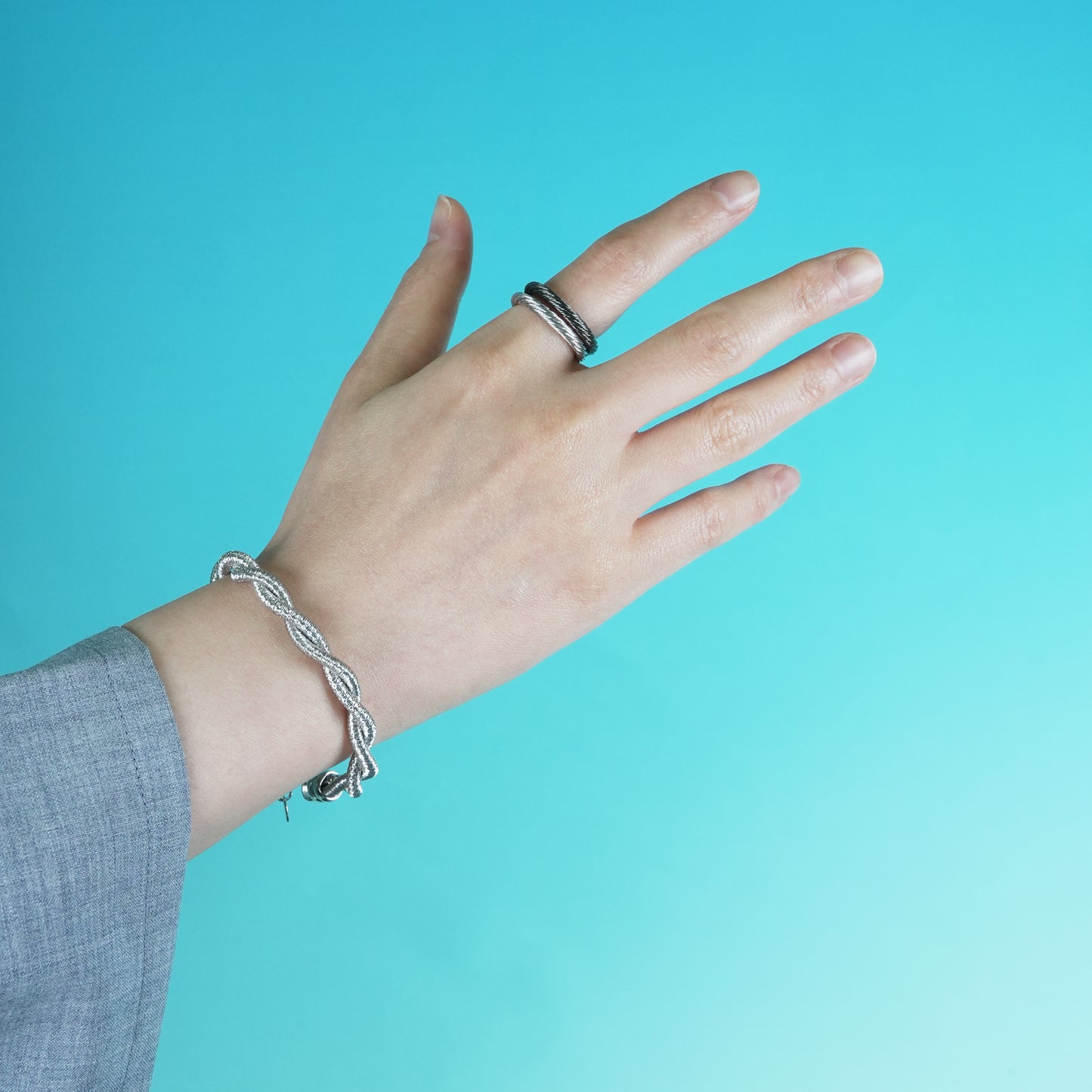 Italian Twisted Double Chain Bracelet