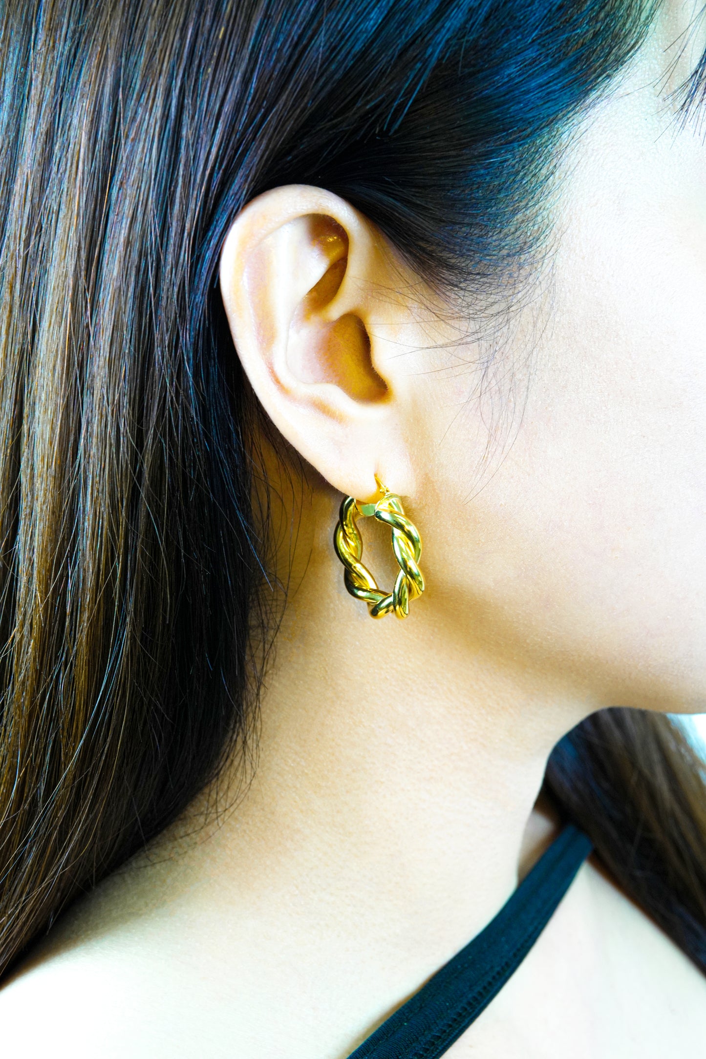 Lucky Hoop Earrings