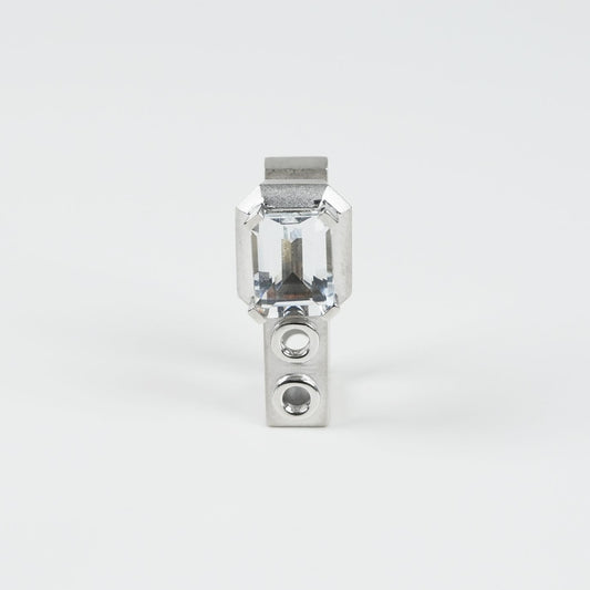 Eyelet Huggie Earring (Sliver)