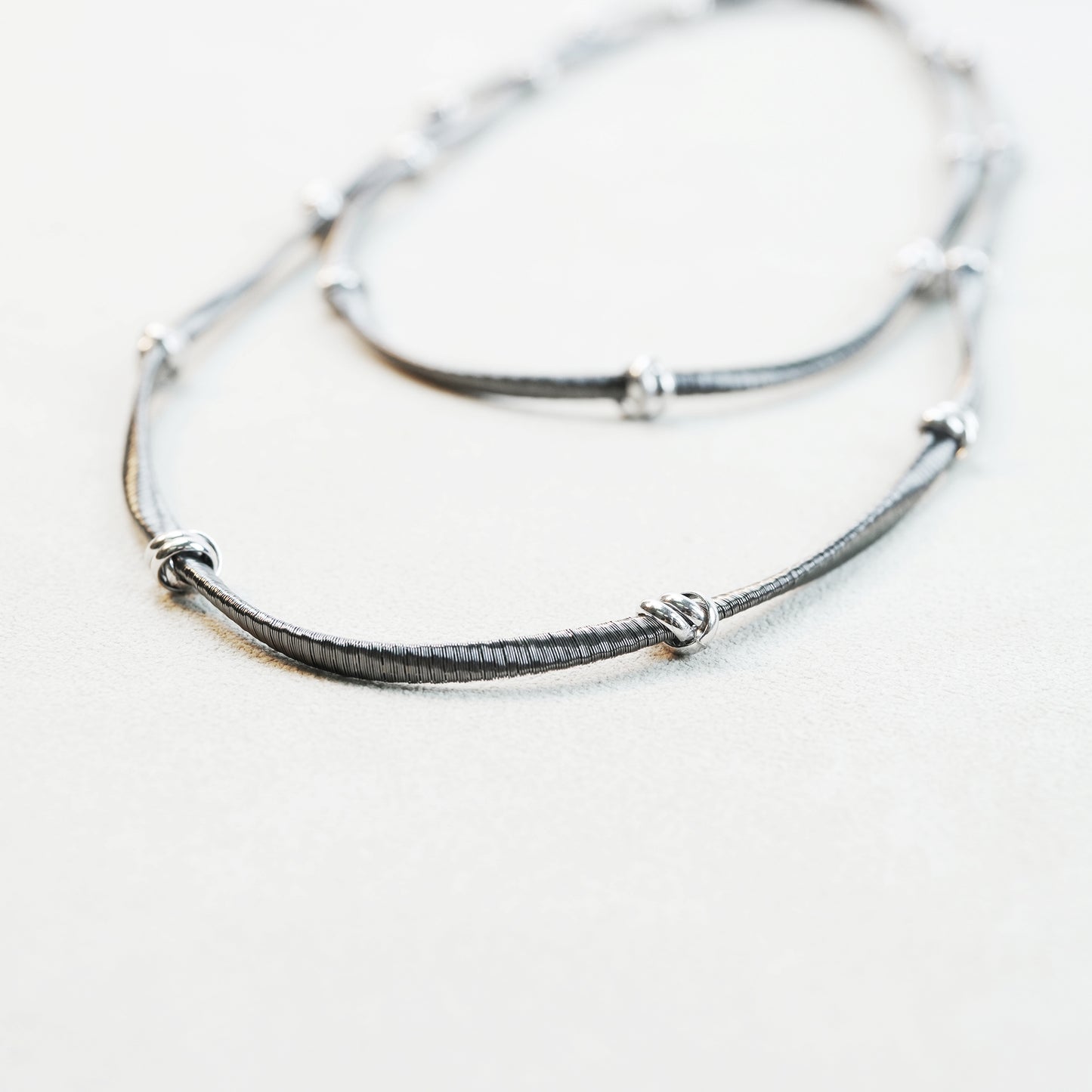 Italian Spiral Long Necklace