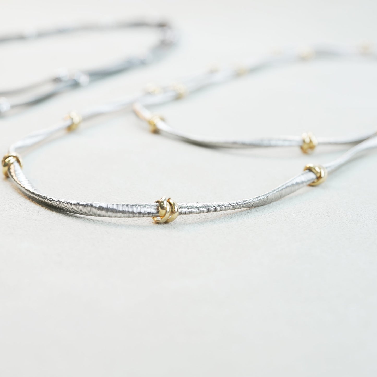 Italian Spiral Long Necklace