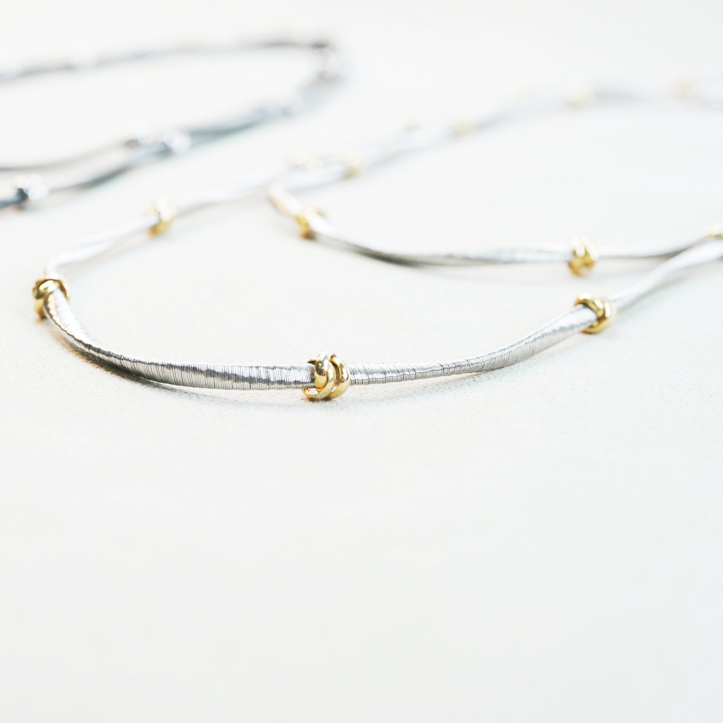 Italian Spiral Long Necklace