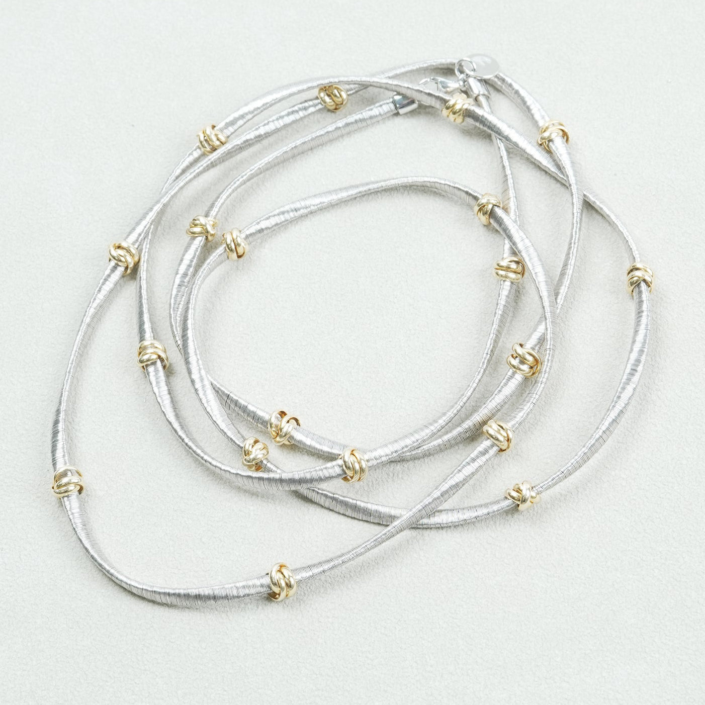 Italian Spiral Long Necklace