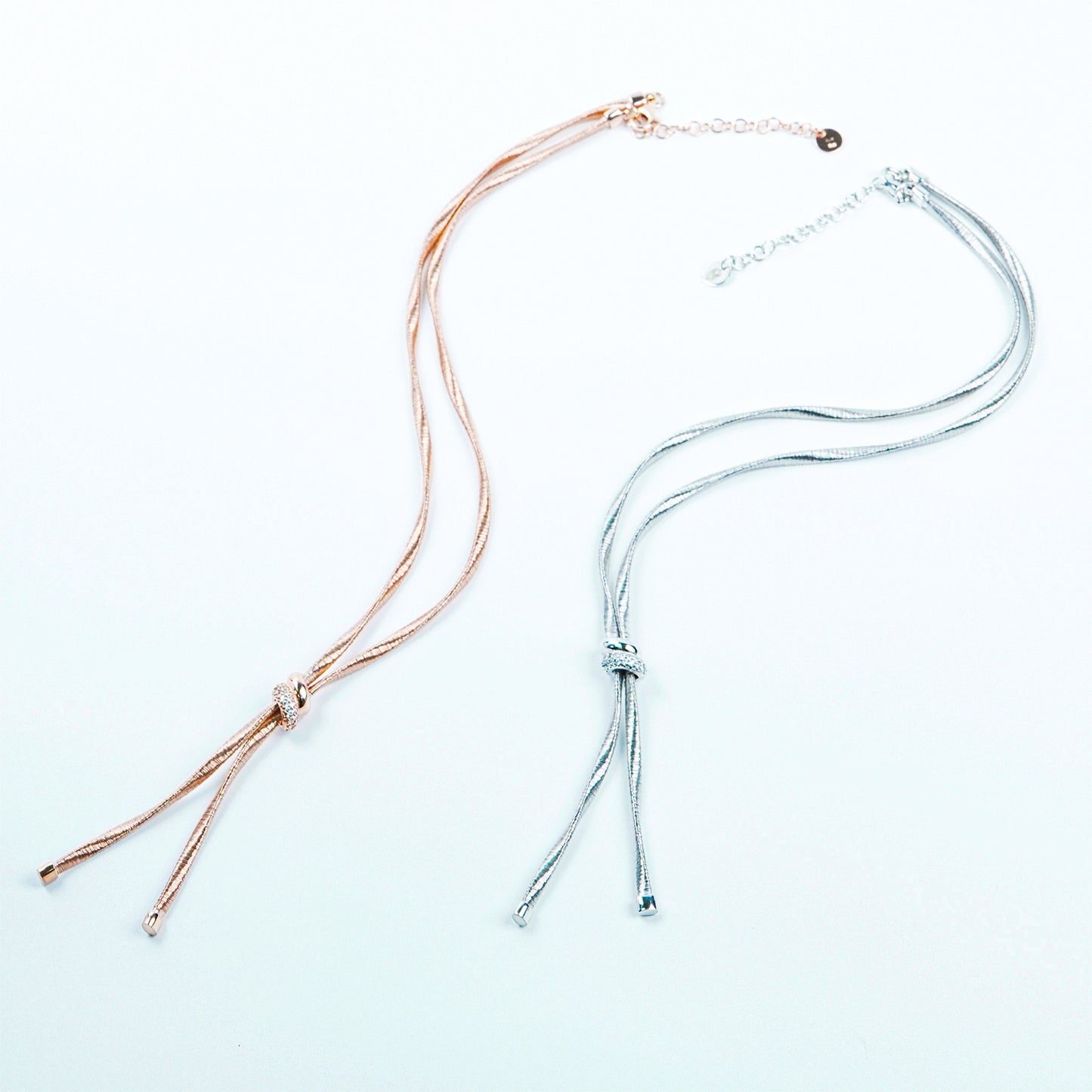 Italian Double Rings Necklace