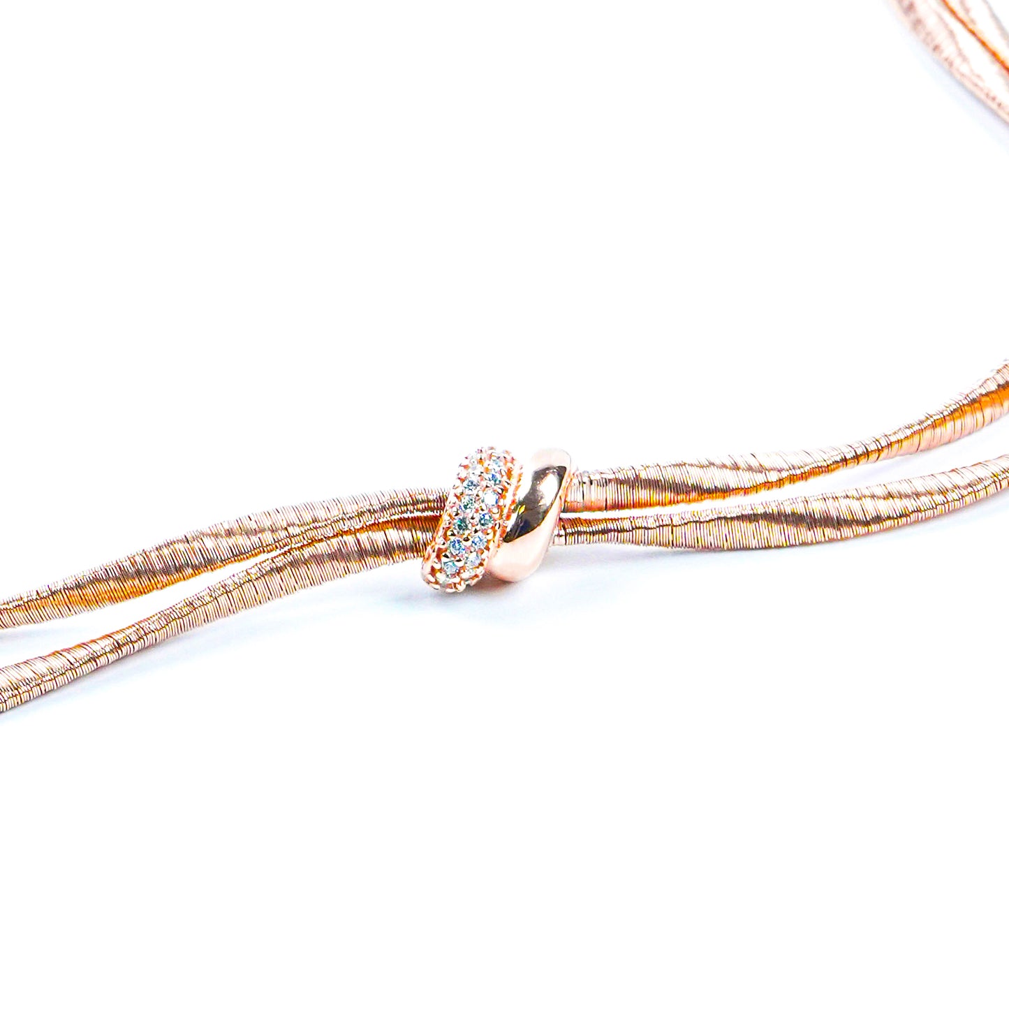 Italian Double Rings Necklace