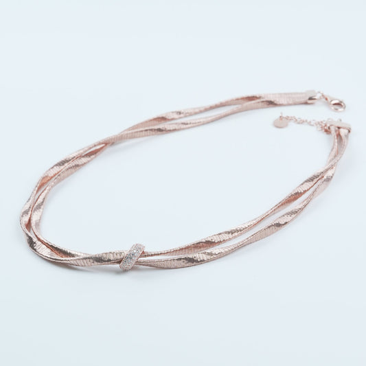 Italian Ring Double Chain Choker