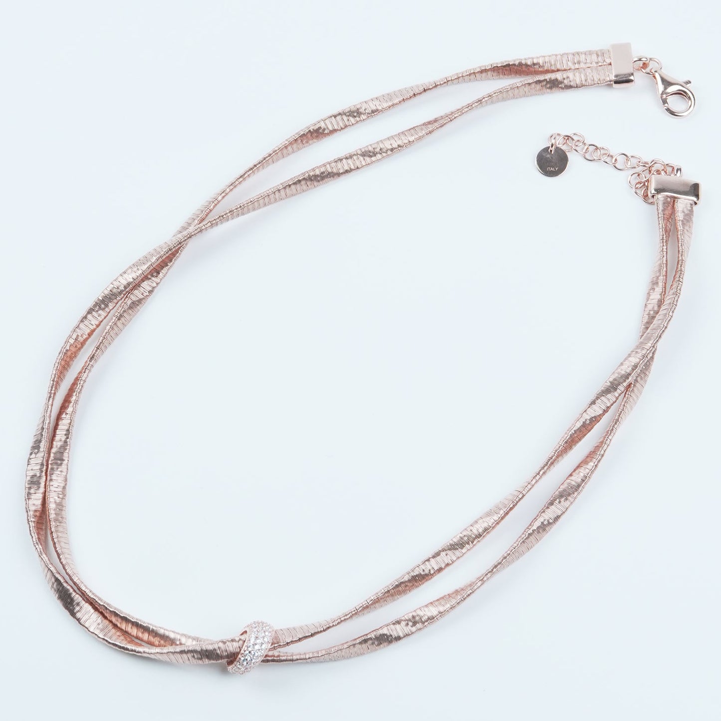 Italian Ring Double Chain Choker