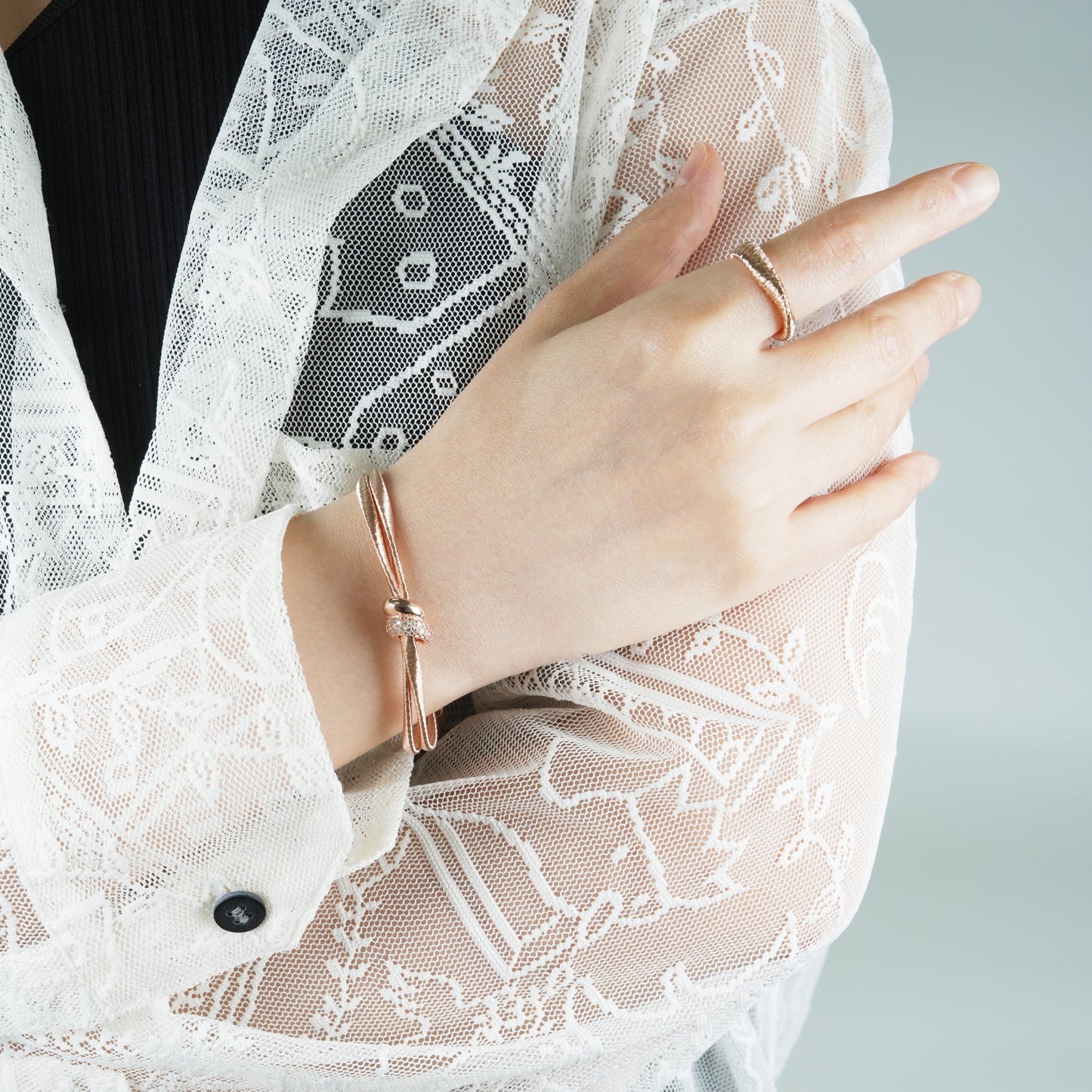 Italian Double Rings Bracelet