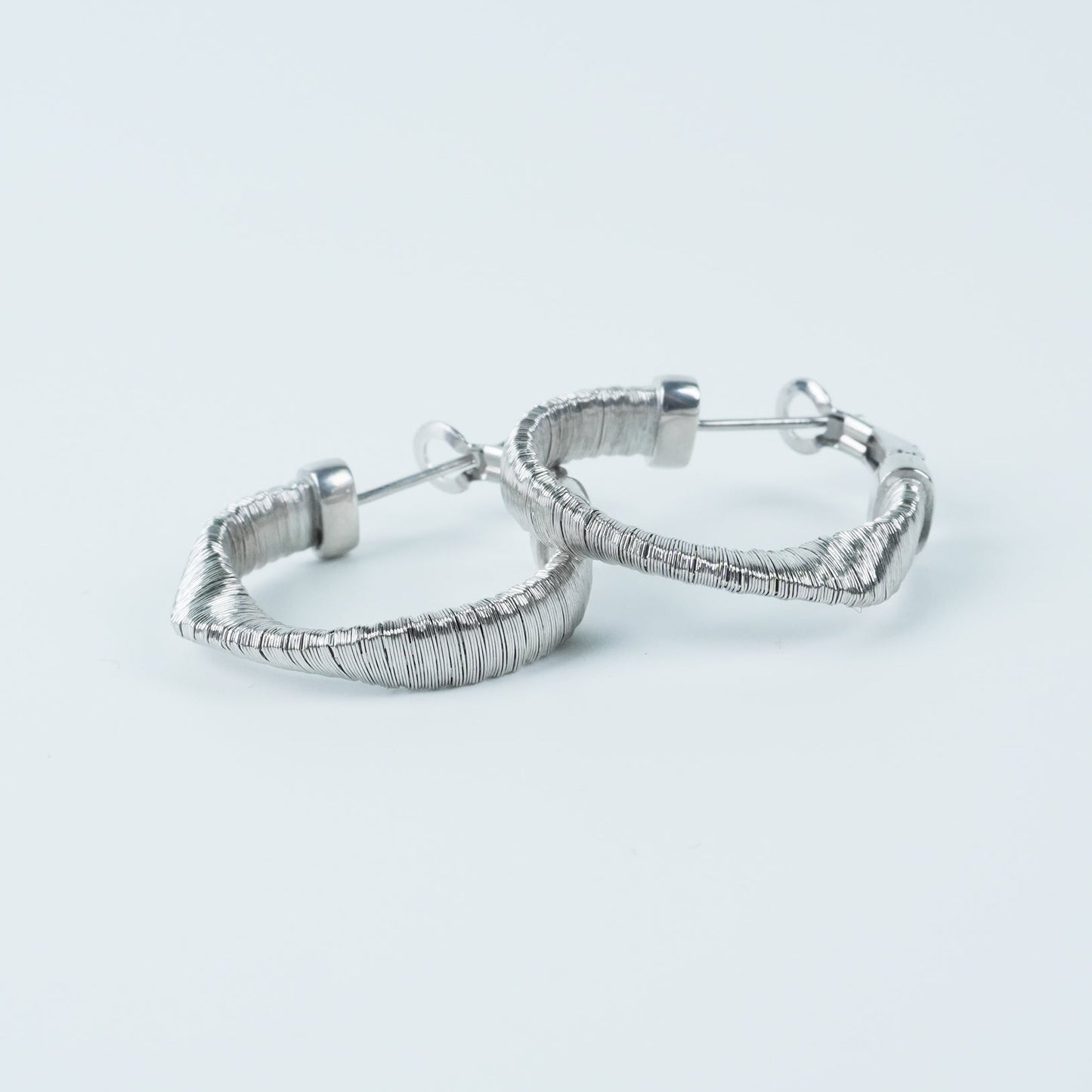 Italian Twisted Hoop Earrings