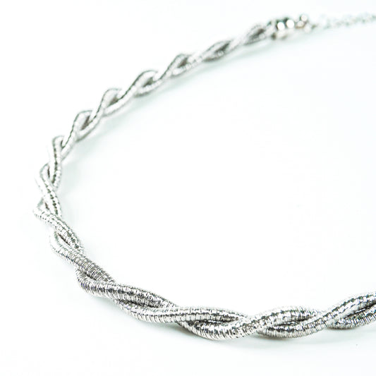 Italian Twisted Double Chain Choker