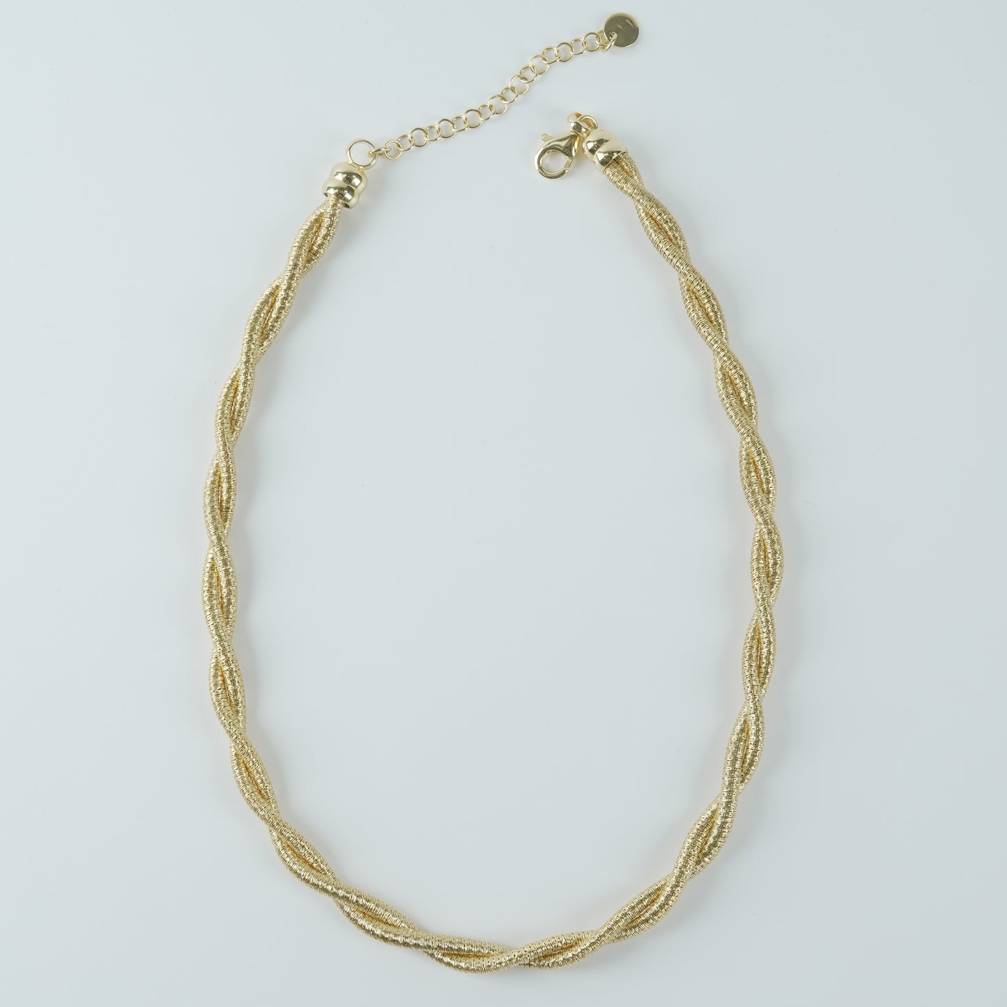 Italian Twisted Double Chain Choker