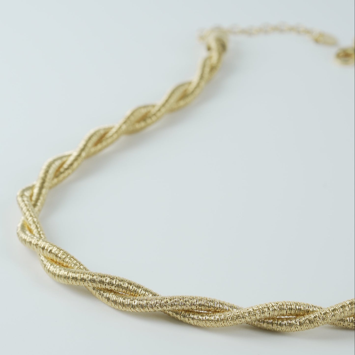 Italian Twisted Double Chain Choker