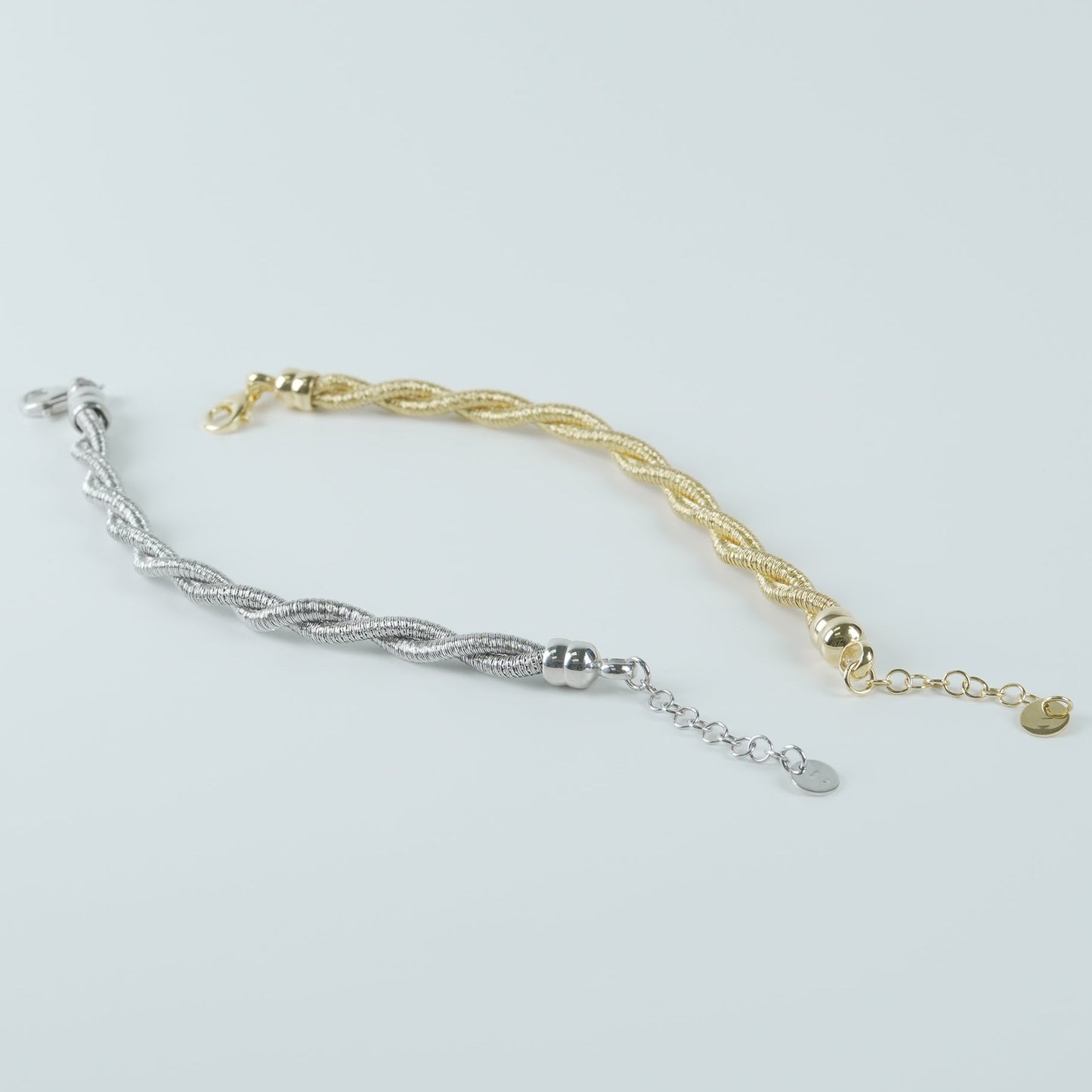 Italian Twisted Double Chain Bracelet