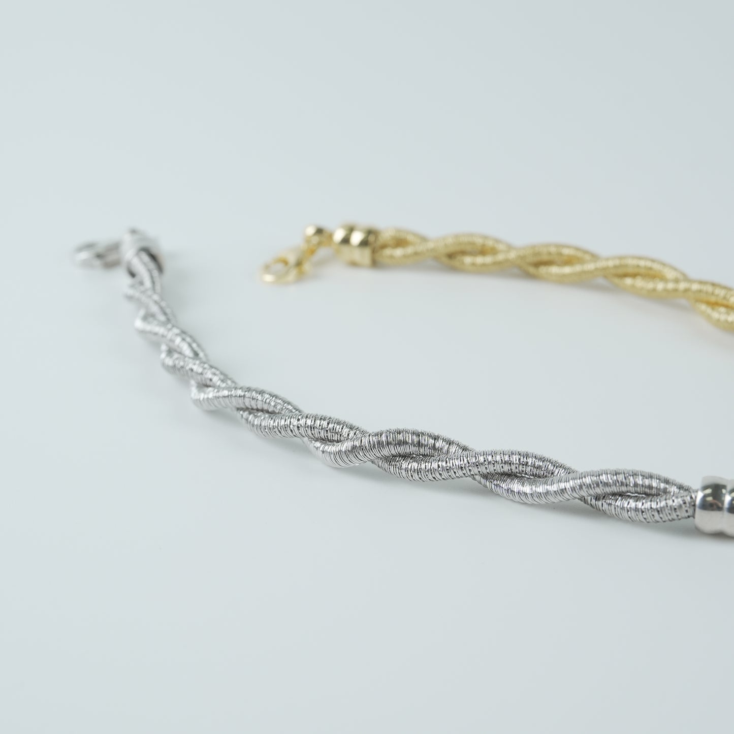 Italian Twisted Double Chain Bracelet