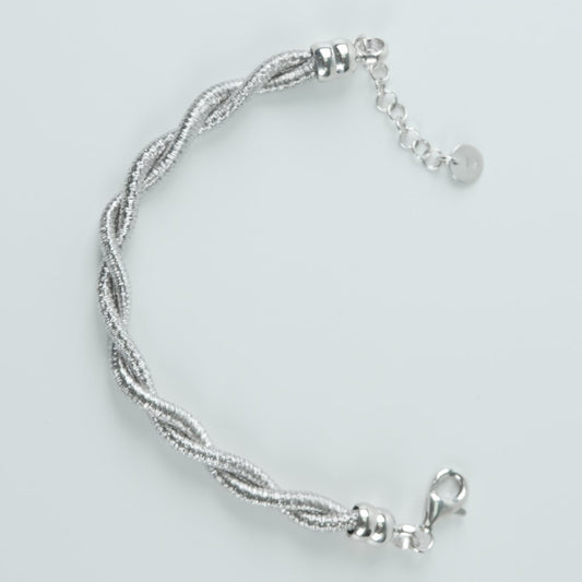 Italian Twisted Double Chain Bracelet