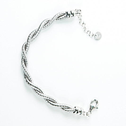 Italian Twisted Double Chain Bracelet