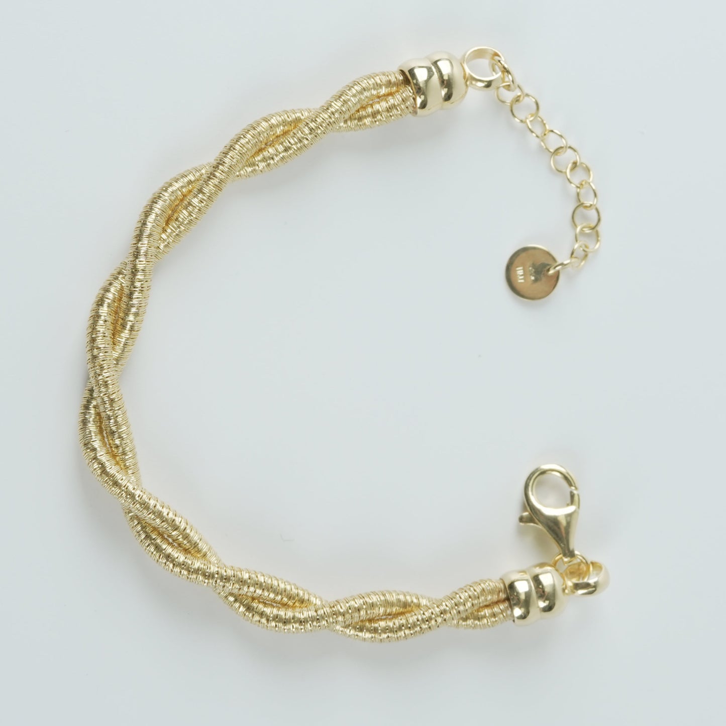 Italian Twisted Double Chain Bracelet