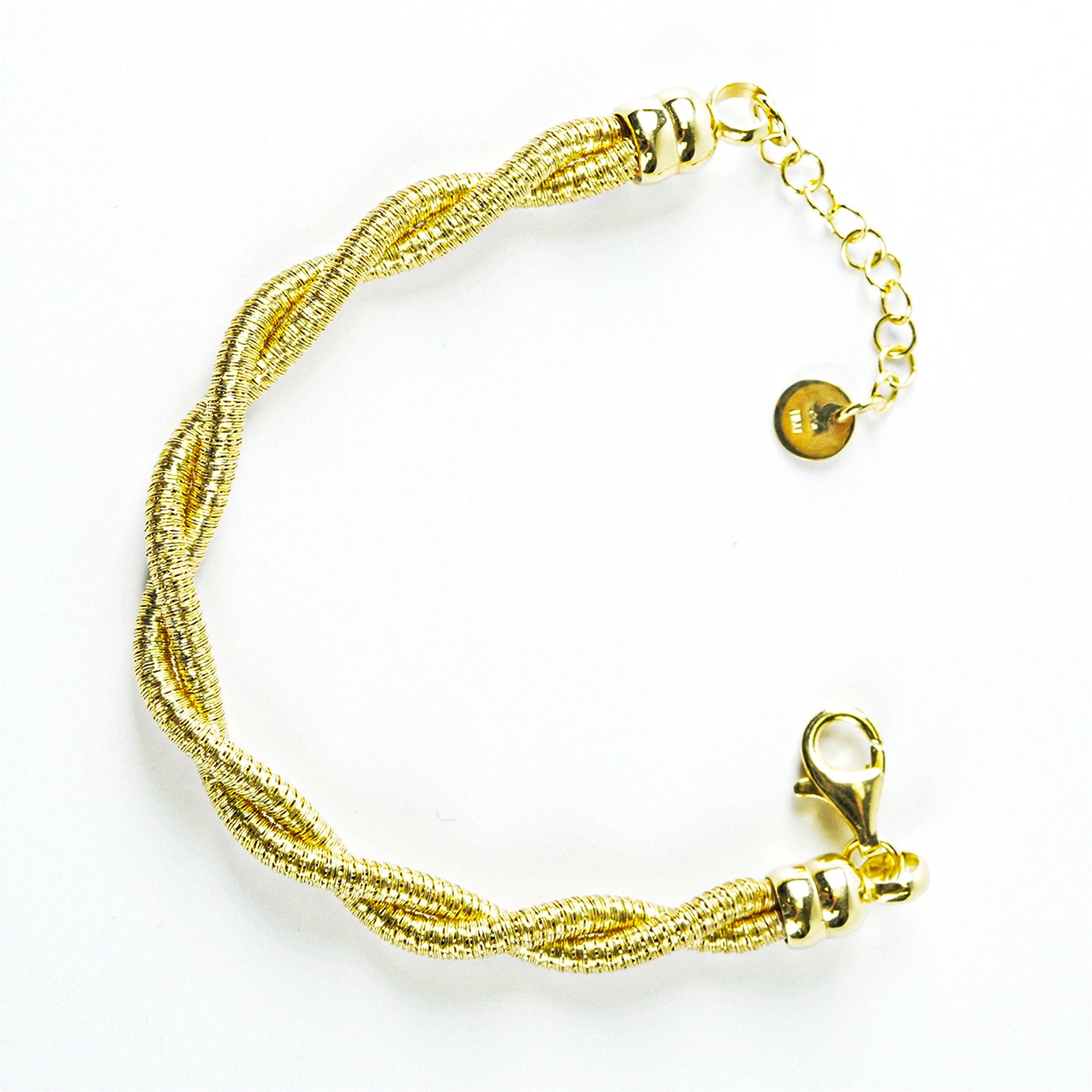 Italian Twisted Double Chain Bracelet