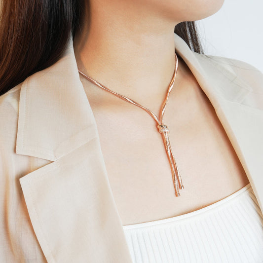 Italian Double Rings Necklace