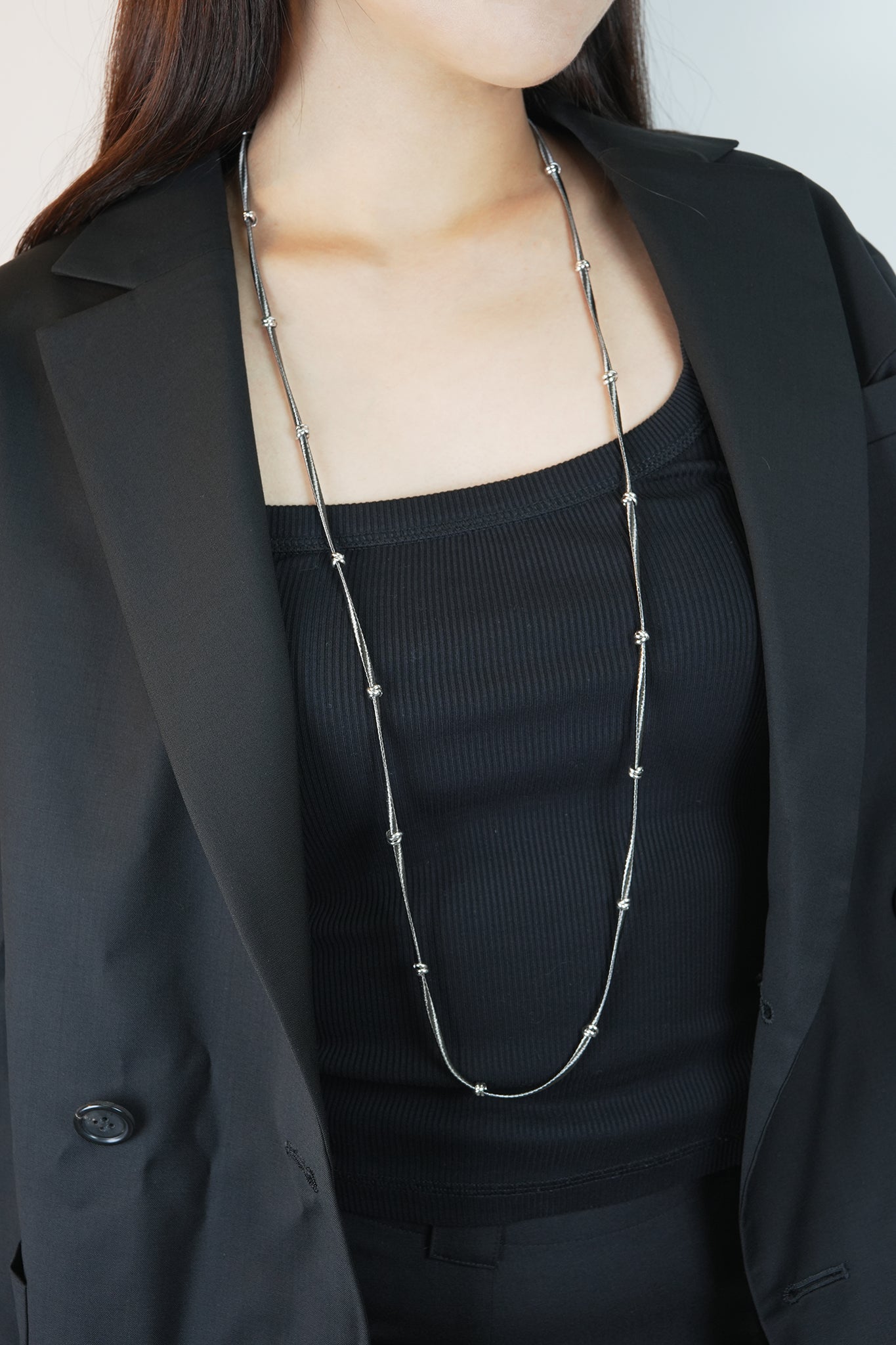 Italian Spiral Long Necklace