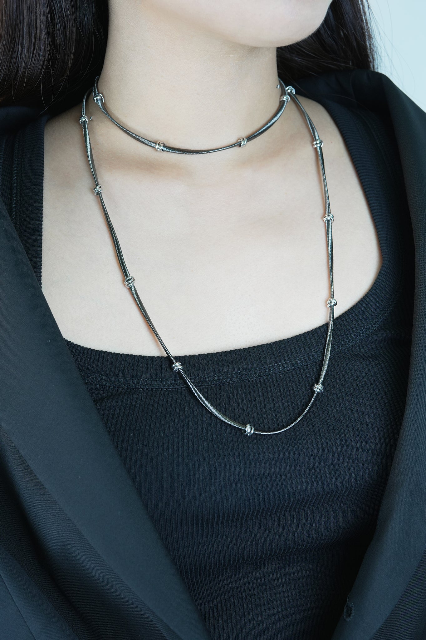 Italian Spiral Long Necklace