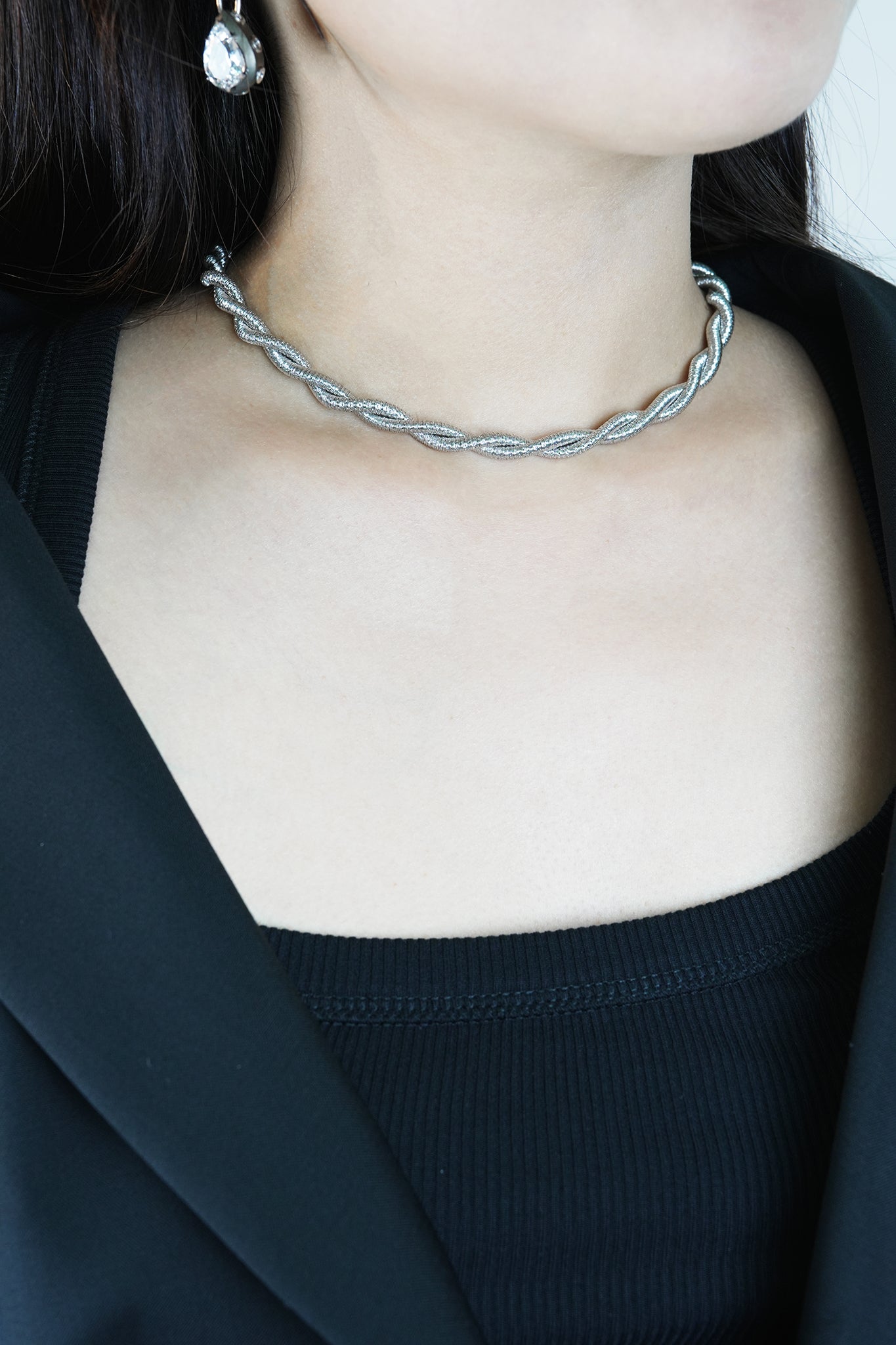Italian Twisted Double Chain Choker
