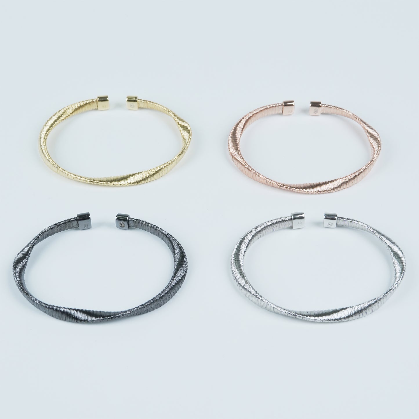 Italian Thin Twisted Bangle