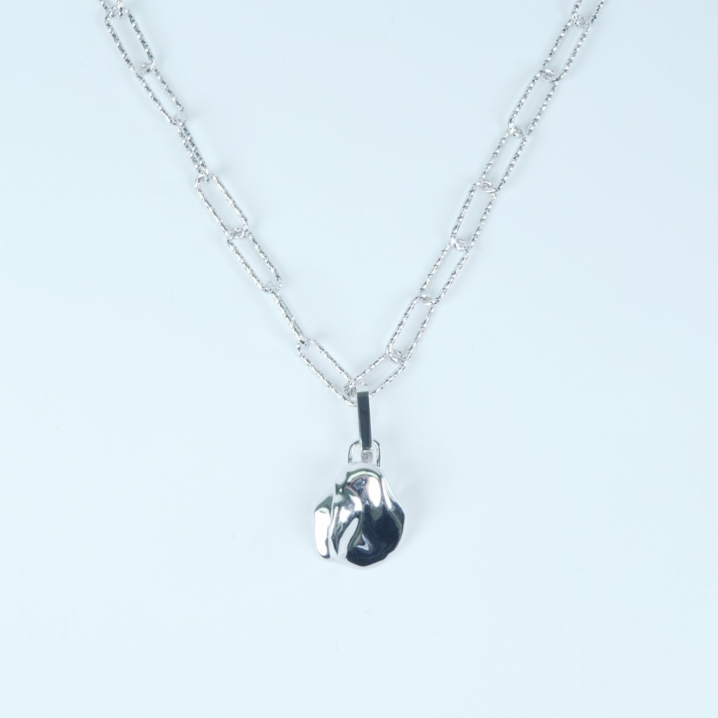 University Silver Pearl Necklace