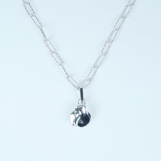 University Silver Pearl Necklace
