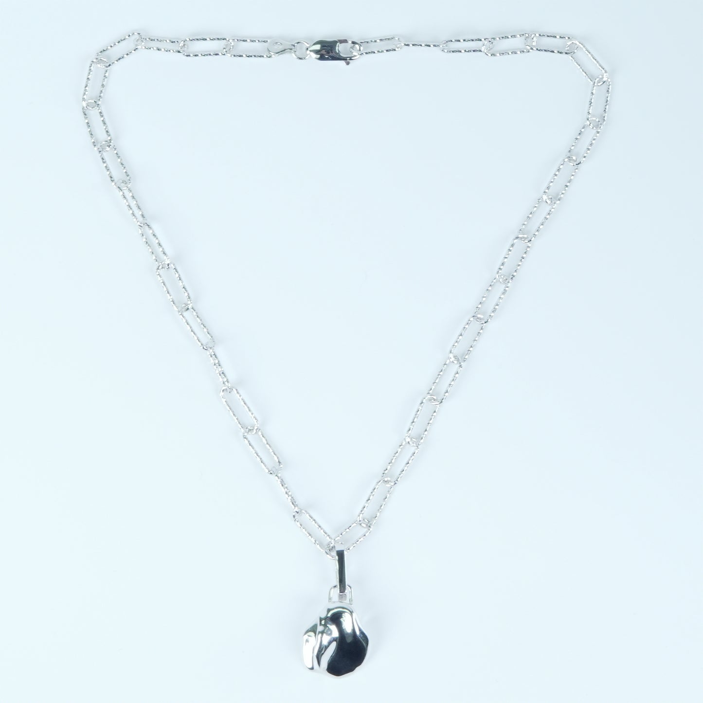 University Silver Pearl Necklace