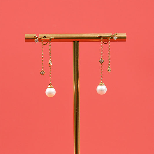 Frisson Pearl Drop Earrings