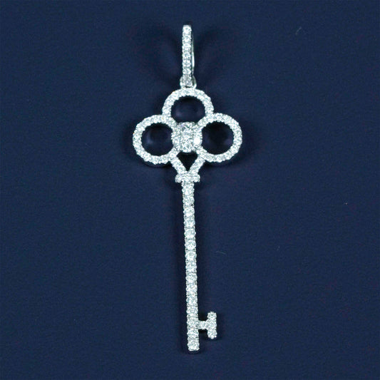 Diamonds Key Pendant