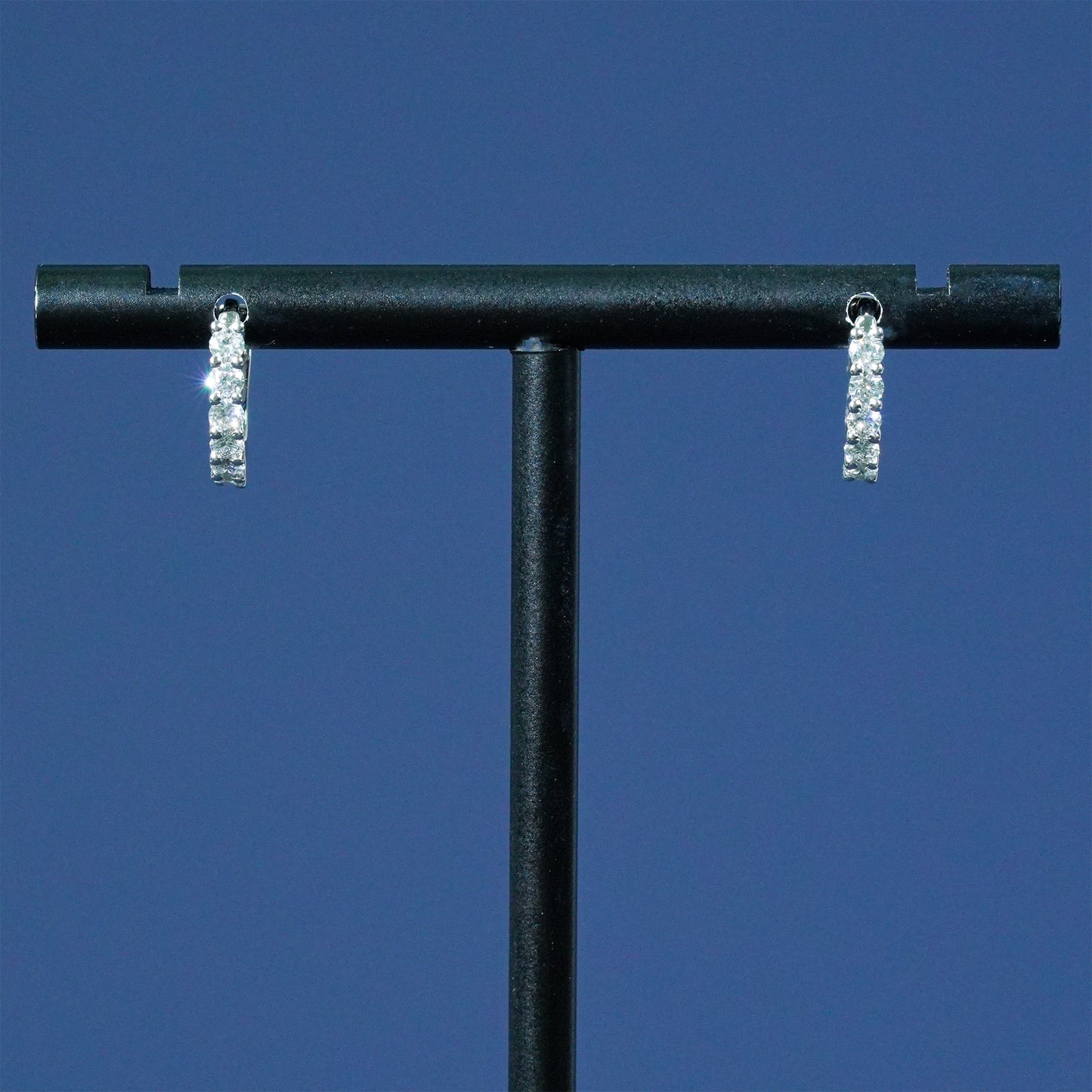 Diamonds Hoop Earrings (Pre-order, take 1 to 1.5 months)